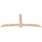 Ekena Millwork Bellingham Smooth Timber Gable Bracket, Douglas Fir, 84"W x 38"H x 1 1/2"D x 5 1/2"F, 11/12 Pitch GBW084X38X0206BEL00SDF - alternate 4
